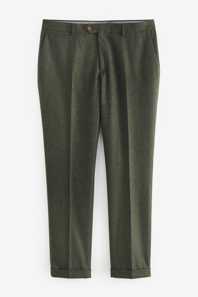 Next Anzughose Slim Fit Donegal Anzughose mit Besatz (1-tlg) von Next
