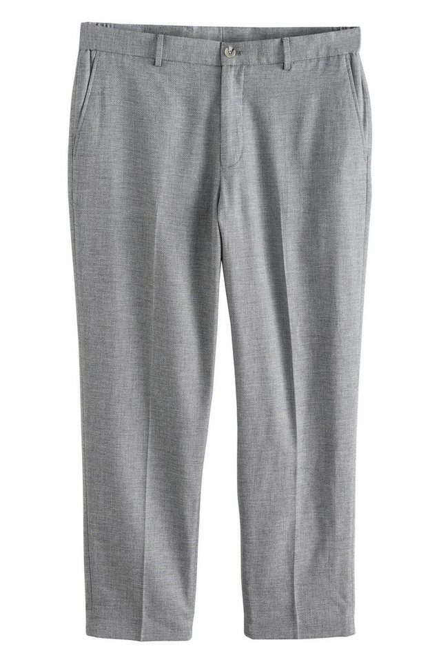 Next Anzughose Strukturierte Anzughose aus Leinengemisch (1-tlg) von Next