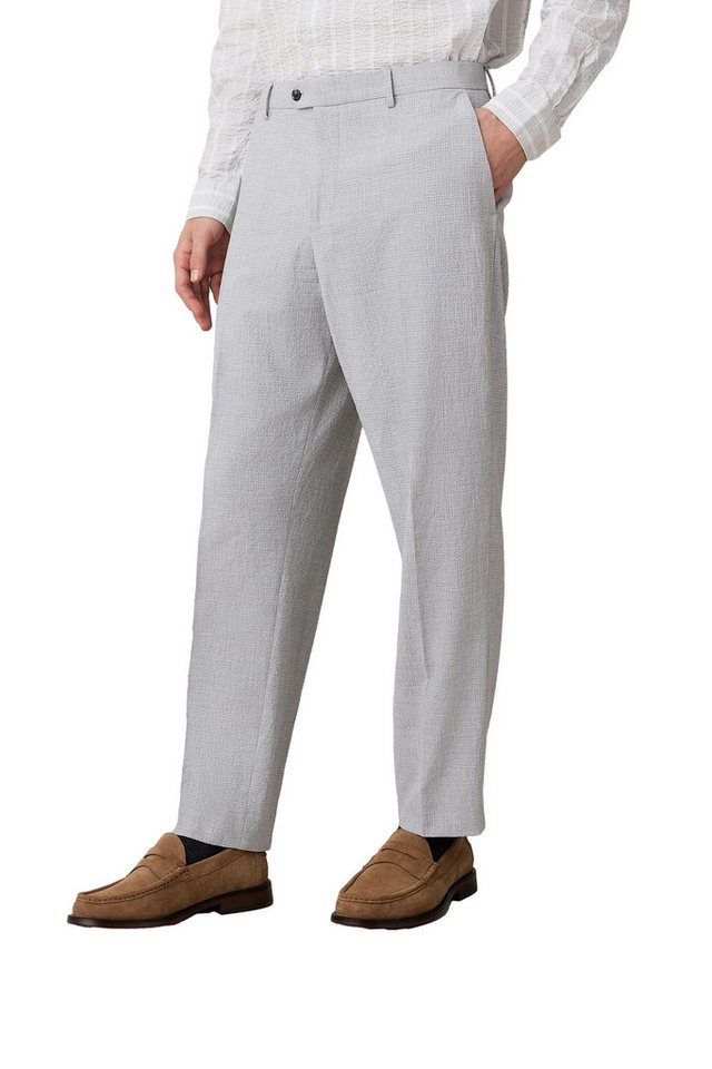 Next Anzughose Strukturierte Seersucker-Anzughose im Slim Fit (1-tlg) von Next