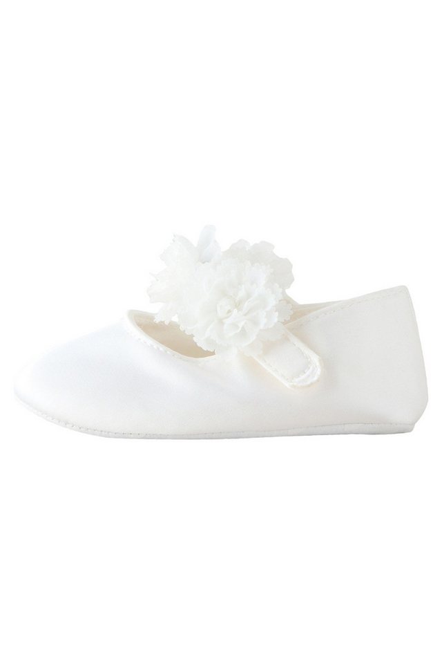 Next Baby Satin-Schuhe mit Blumendetail Babystiefel (1-tlg) von Next