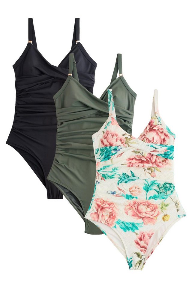 Next Badeanzug Bauchformende Badeanzüge, 3er-Pack (3-St) von Next