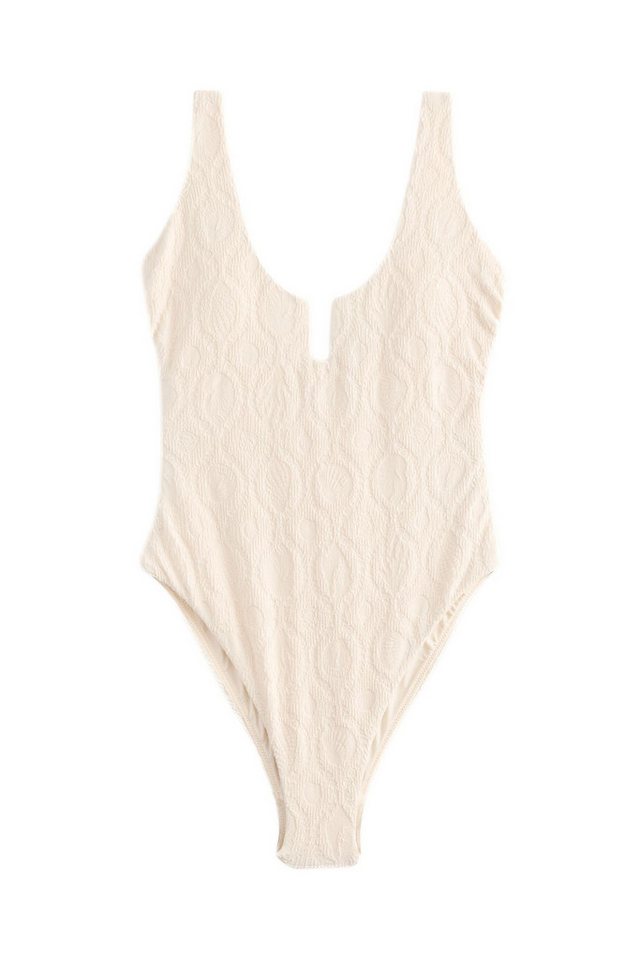 Next Badeanzug Bauchformender Badeanzug mit U-Ausschnitt (1-St) von Next