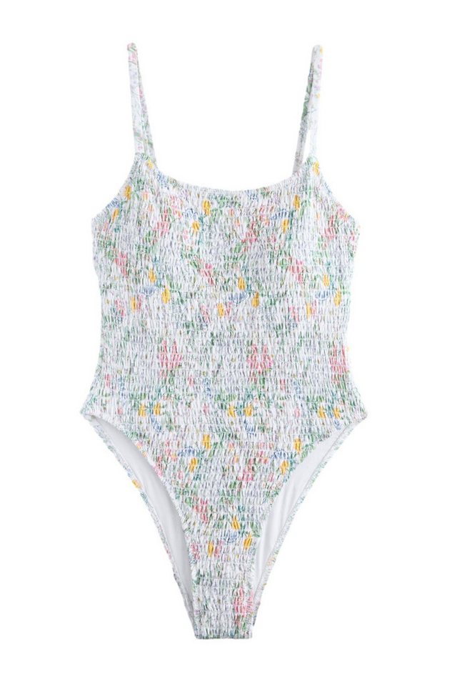 Next Badeanzug Bauchformender Badeanzug mit tiefem Ausschnitt (1-St) von Next