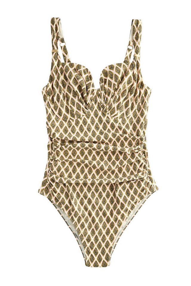 Next Badeanzug F-K Bauchformender Badeanzug mit Bügeln (1-St) von Next