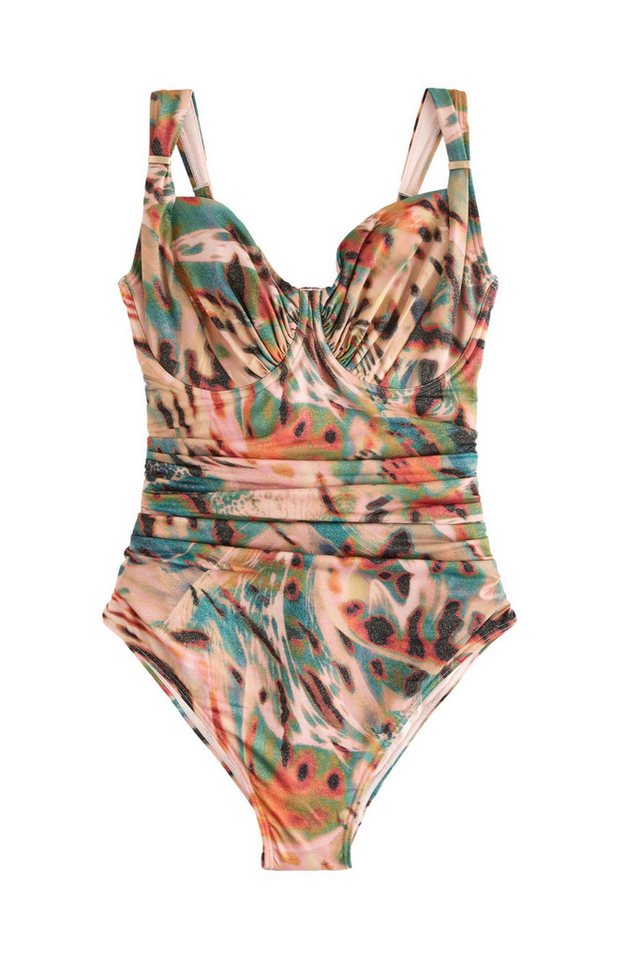 Next Badeanzug F-K Bauchformender Badeanzug mit Bügeln (1-St) von Next