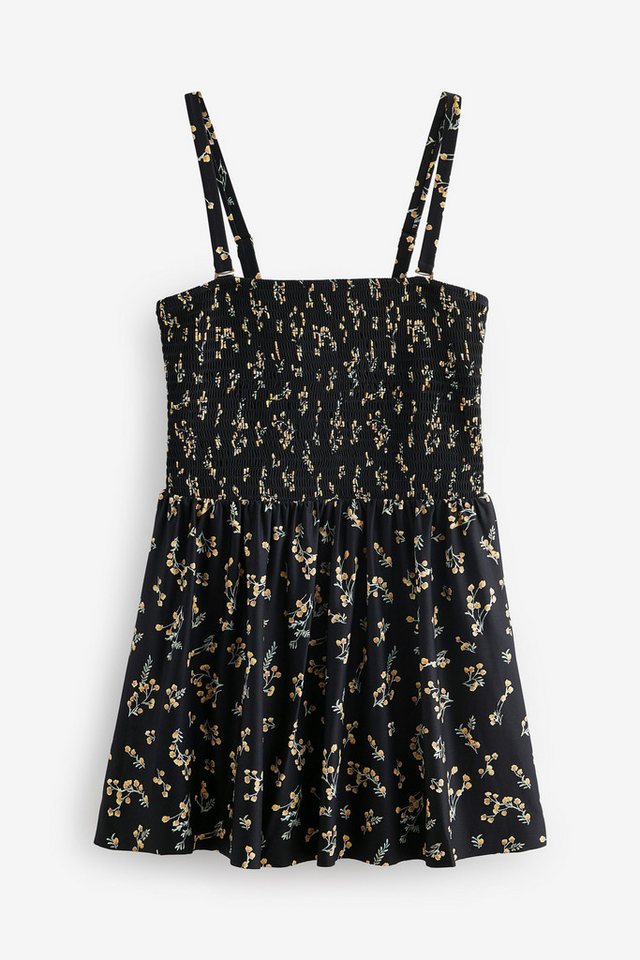 Next Badeanzug Formender, gesmokter Bandeau-Badeanzug mit Rock (1-St) von Next