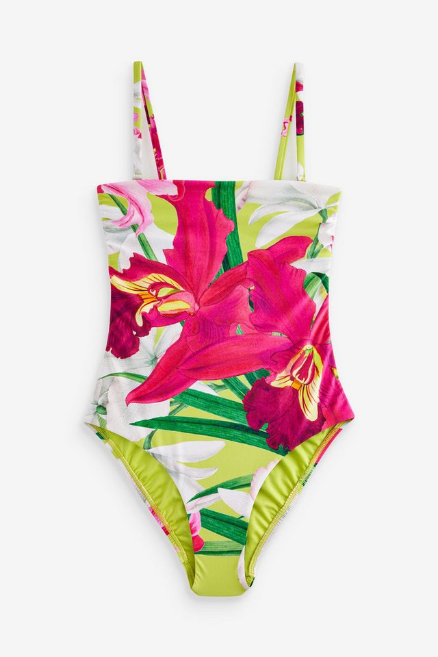 Next Badeanzug Kew Collection Bauchformender Bandeau-Badeanzug (1-St) von Next