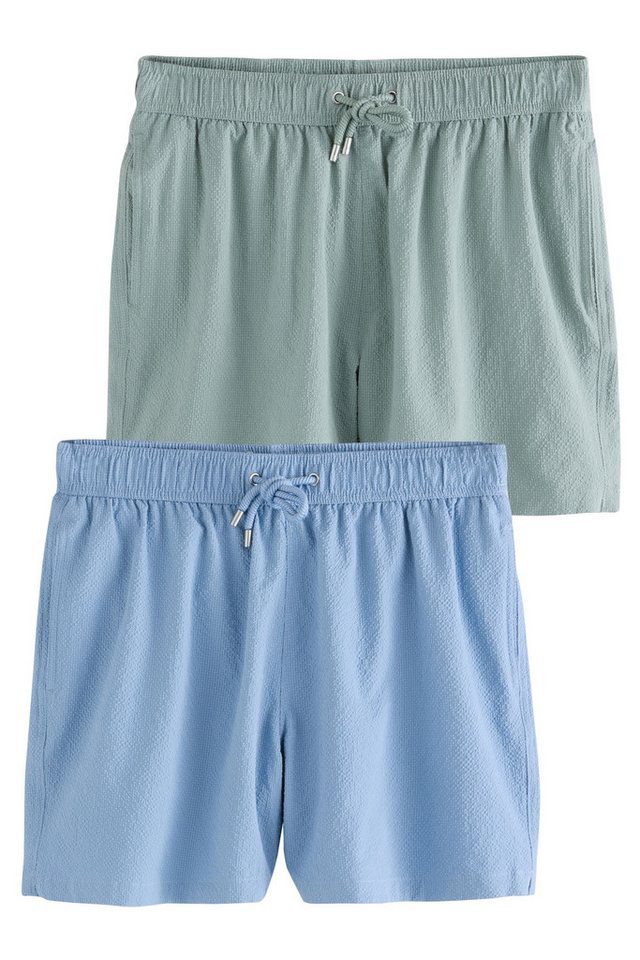Next Badeshorts Seersucker-Badeshorts (2-St) von Next