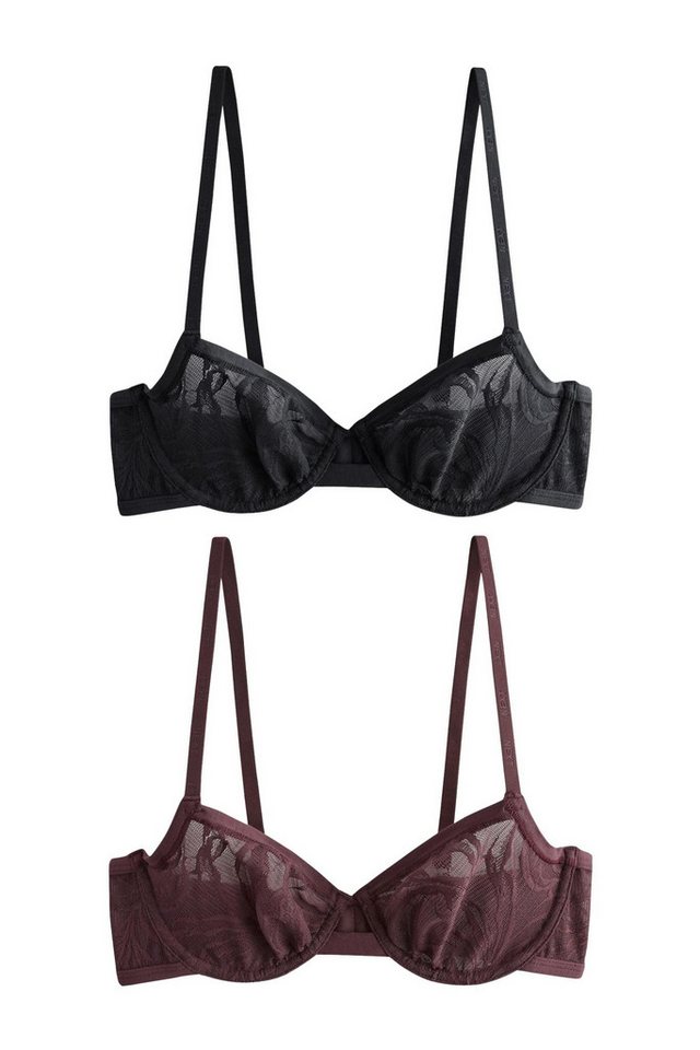 Next Balconnet-BH Unwattierter Ultimate Soft Balconette-BH, Spitze (2-tlg) von Next