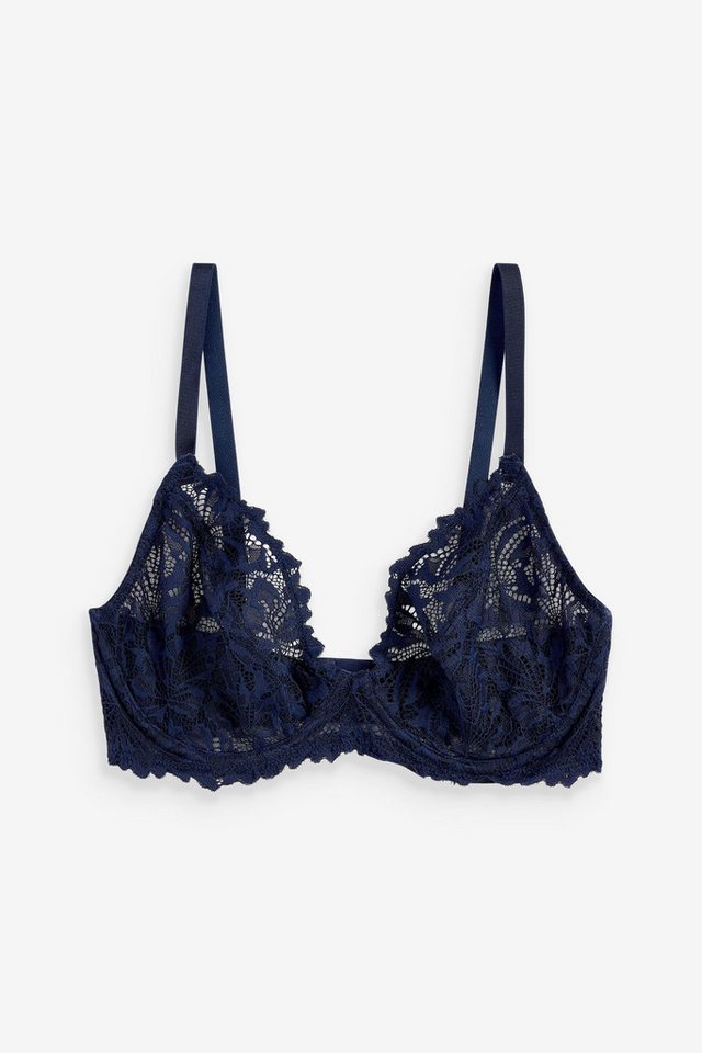 Next Bandeau-Bikini-Top Komfortabler Spitzen-BH-DD+ ohne Einlage Plunge (1-St) von Next