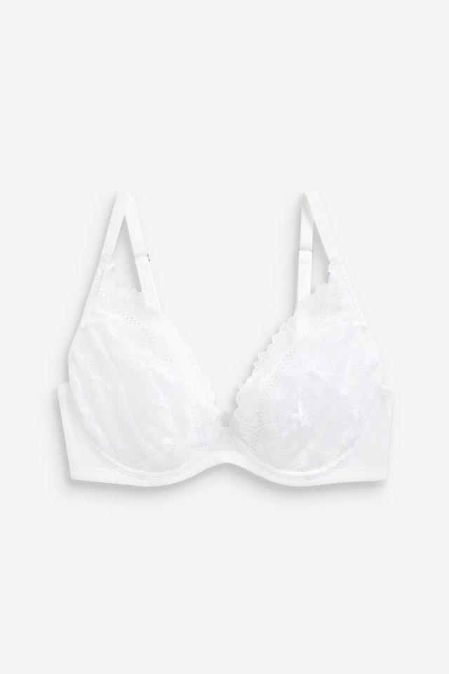 Next Bandeau-Bikini-Top Unwattierter DD+ Spitzen-BH mit Vollschalen (1-St) von Next