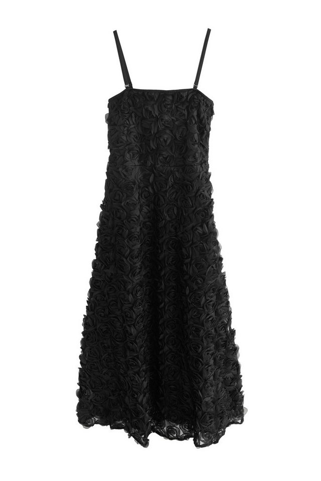 Next Bandeaukleid Festiliches Bandeau-Maxikleid mit 3D-Blumenmuster (1-tlg) von Next