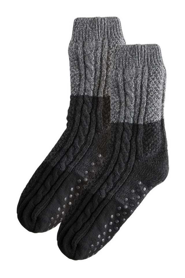 Next Basicsocken Hausschuhsocken, 2er-Pack (1-Paar) von Next