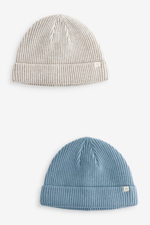 Next Beanie 2er-Pack Baby-Beaniemützen (2-St) von Next