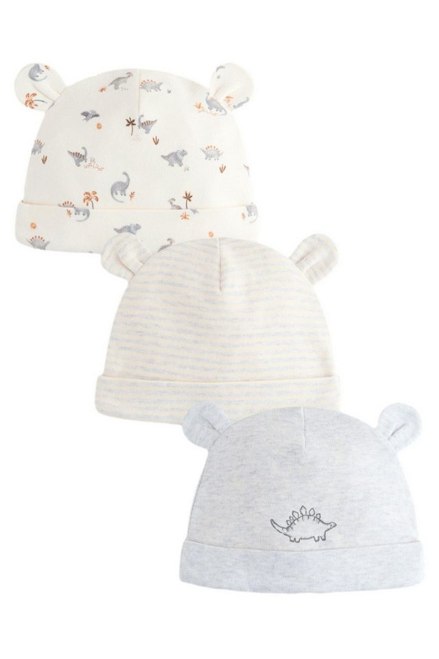 Next Beanie 3er-Pack Baby-Beaniemützen (3-St) von Next