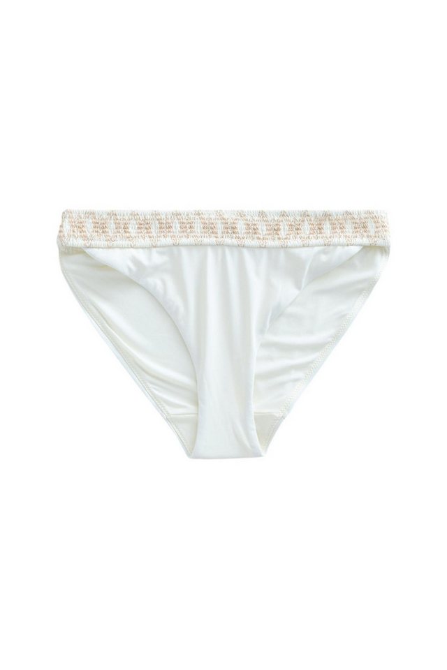 Next Bikini-Hose Gesmokte Bikinihose mit hohem Beinausschnitt (1-St) von Next