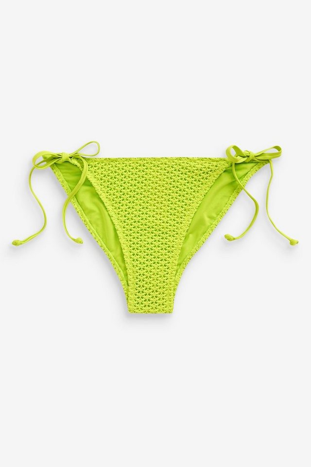 Next Bikini-Hose Seitlich gebundene Bikinihose mit Häkeldetails (1-St) von Next