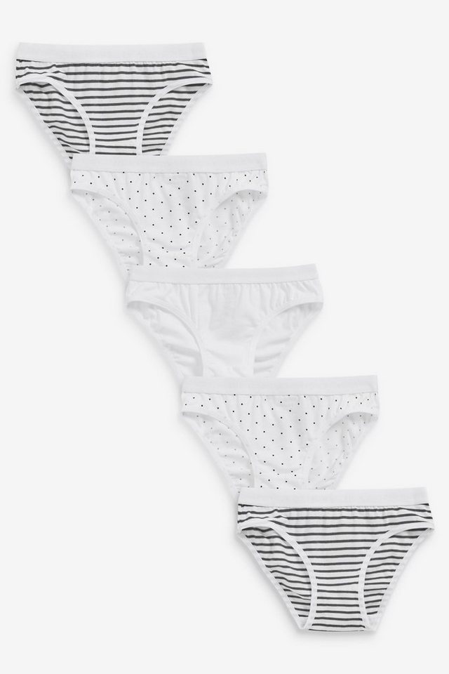 Next Bikinislip Bikini-Slips mit Punkten und Sternen, 5er-Pack (5-St) von Next