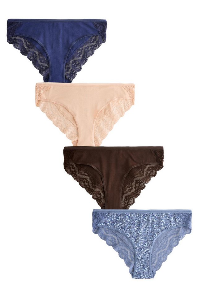 Next Bikinislip Spitzenslips im 4er-Pack, Bikini (4-St) von Next