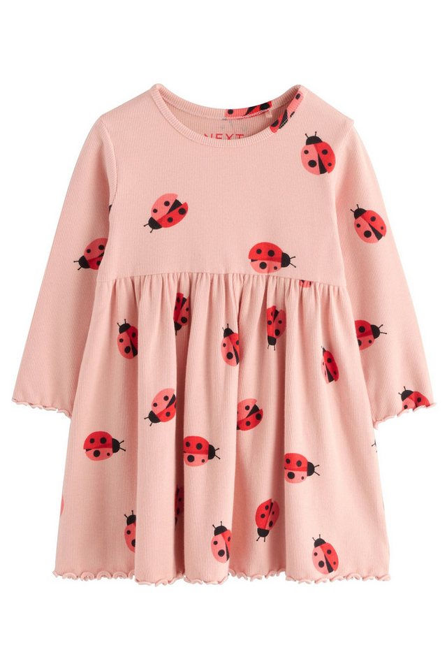 Next Blusenkleid Geripptes Langarmkleid (1-tlg) von Next