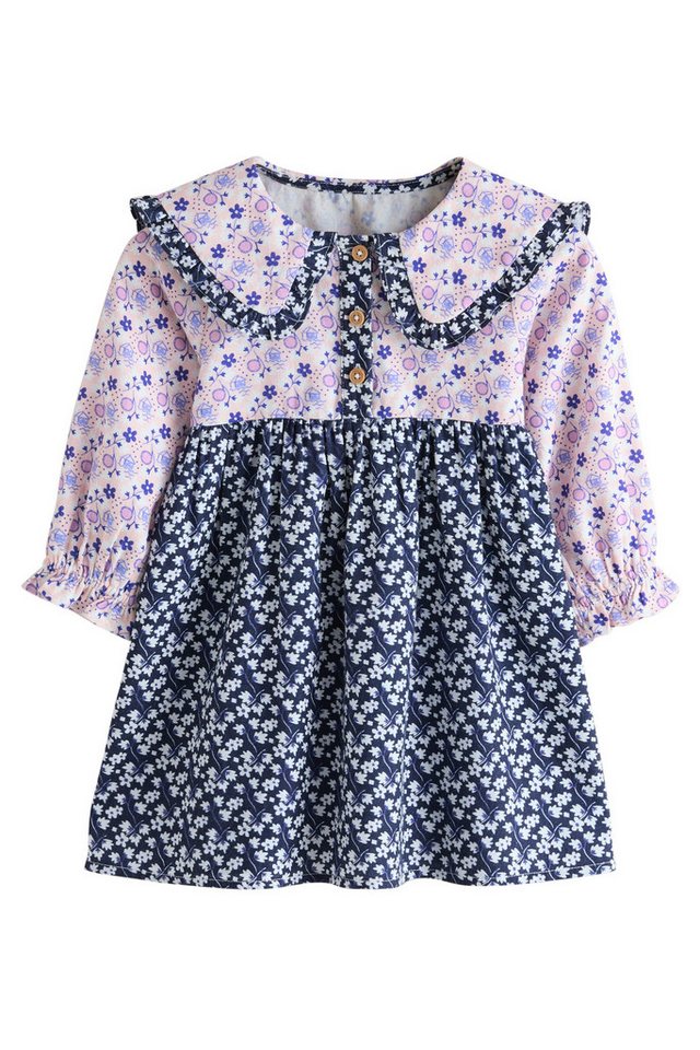 Next Blusenkleid Langarmkleid mit Kragen (1-tlg) von Next