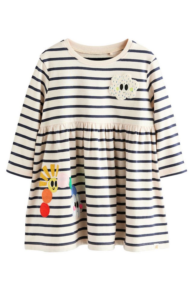 Next Blusenkleid Verziertes Kleid mit langen Ärmeln (1-tlg) von Next