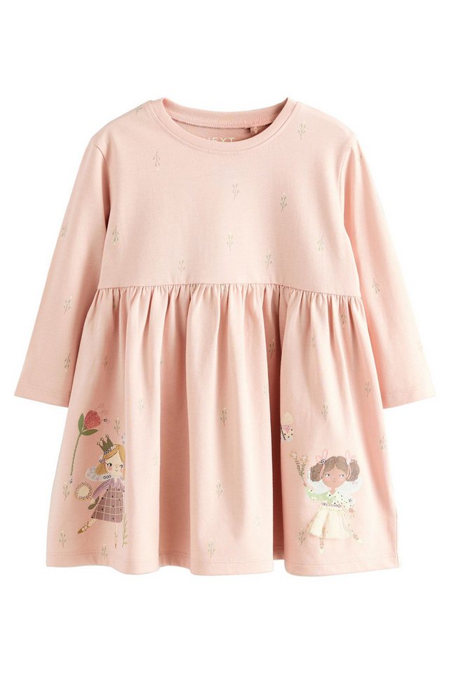 Next Blusenkleid Verziertes Kleid mit langen Ärmeln (1-tlg) von Next