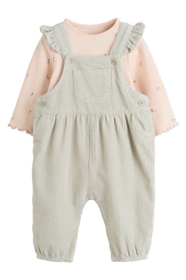 Next Body & Hose Baby Cord-Latzhose und Bodysuit im 2-teiligen Set (2-tlg) von Next