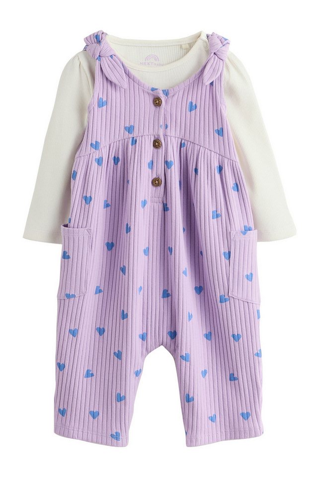 Next Body & Hose Baby Jersey-Latzhose (2-tlg) von Next