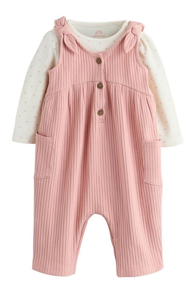 Next Body & Hose Baby Jersey-Latzhose (2-tlg) von Next