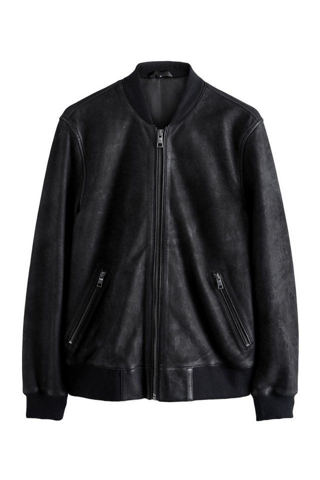 Next Bomberjacke Bomberjacke aus Nubukleder (1-St) von Next