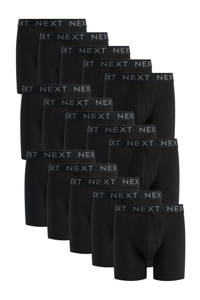 Next Boxershorts A-Front Boxershorts in längerer Form, 15er-Pack (4-St) von Next