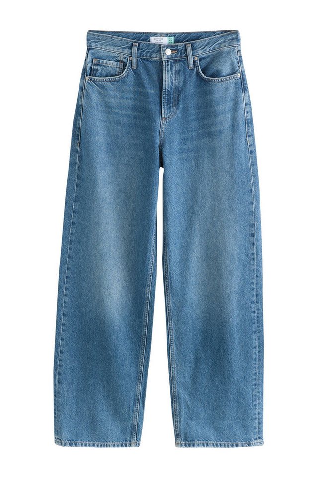 Next Boyfriend-Jeans Boyfriend-Jeans mit Umschlag, Kurzgröße (1-tlg) von Next