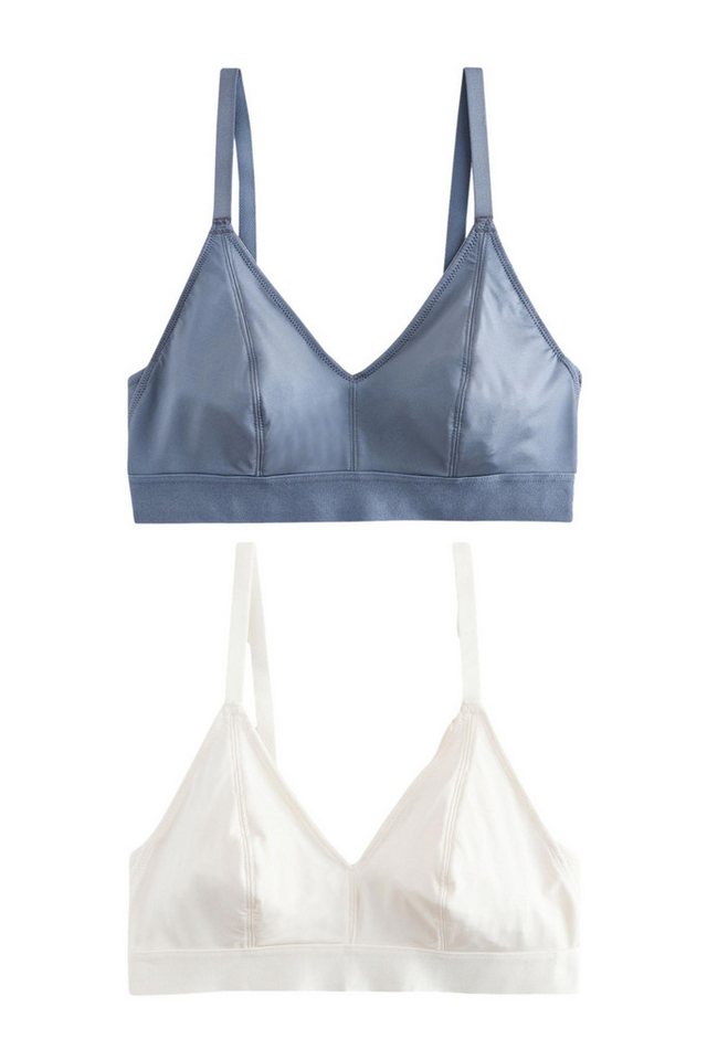 Next Bralette-BH Ultimate Comfort Bustiers ohne Bügel 2er-Pack DD+ (2-tlg) von Next