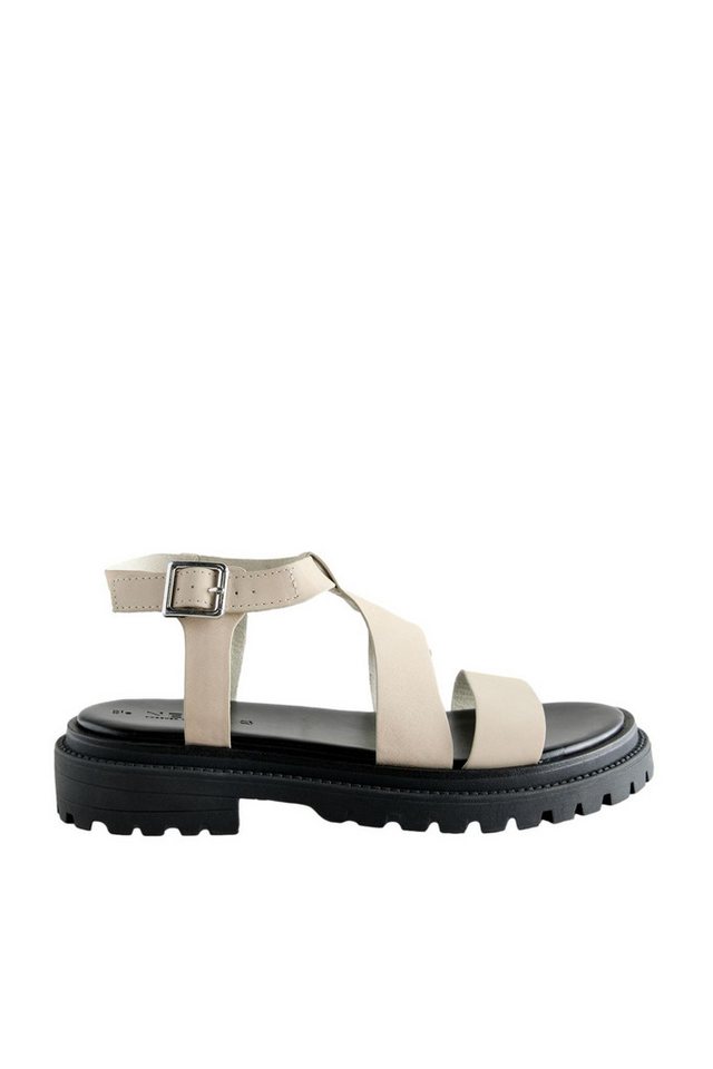 Next Breite Sandalen mit gekreuzten Riemen Keilsandalette (1-tlg) von Next