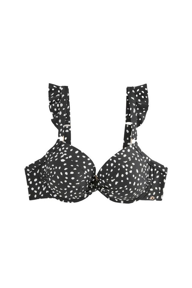 Next Bügel-Bikini-Top Wattiertes Bügel-Bikinioberteil mit Rüschenträgern (1-St) von Next