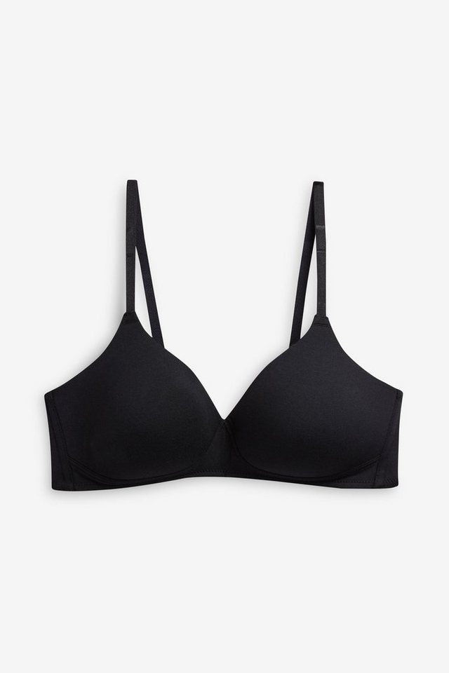 Next Bügelloser BH 3 Stk. Ultimate Comfort unwattierte BHs Baumwolle (3-tlg) von Next