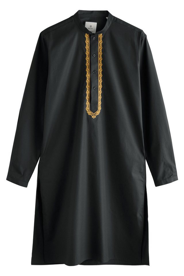 Next Tunika Popeline-Kurta mit Stickerei aus Baumwollpopeline (1-tlg) von Next
