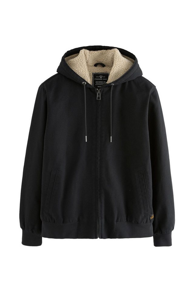 Next Canvasjacke Canvas-Kapuzenjacke mit Borgfutter (1-St) von Next