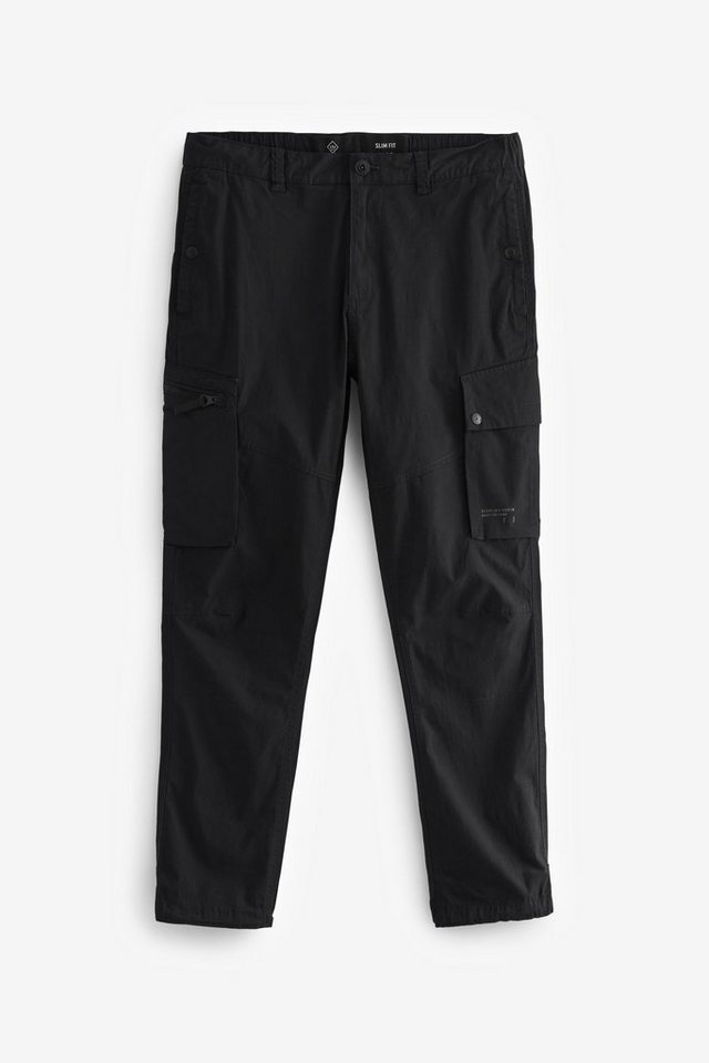 Next Cargohose Slim Fit Stretch-Cargohose im Utility-Stil (1-tlg) von Next