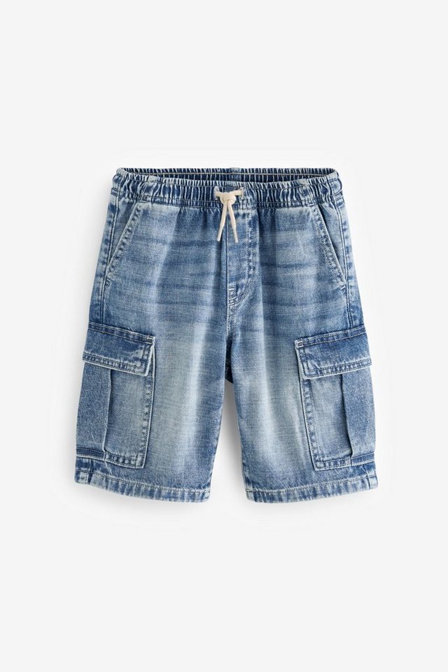 Next Cargoshorts Jeanshorts aus Jersey im Cargo-Stil (1-tlg) von Next