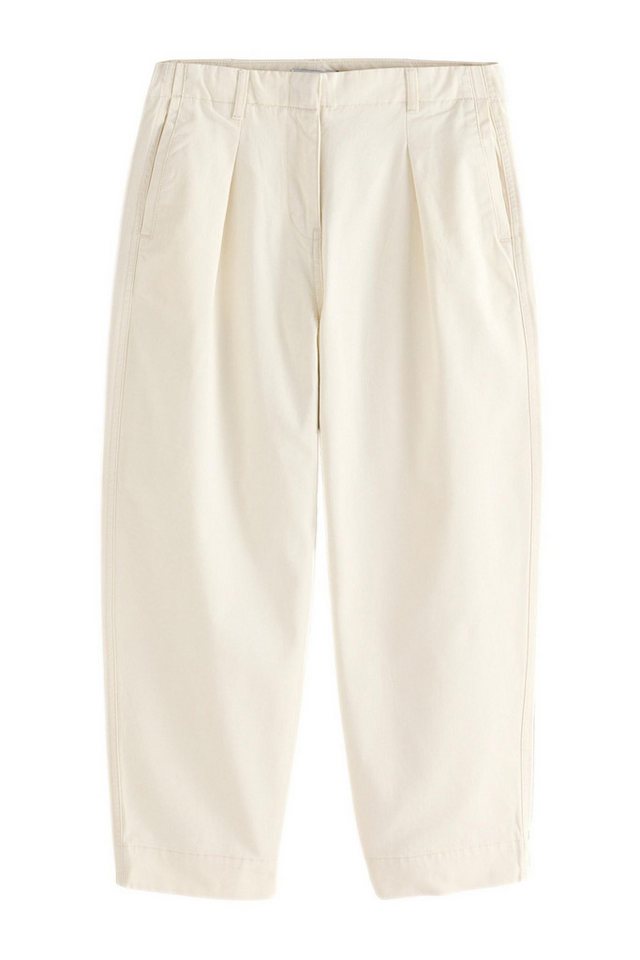 Next Chinohose Chinohose mit Barrel-Leg aus 100 % Baumwolle (1-tlg) von Next