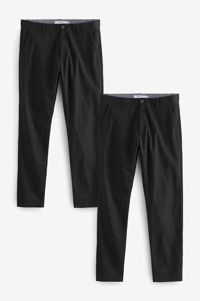 Next Chinohose Slim Fit Chinohose mit Stretch (2-tlg) von Next