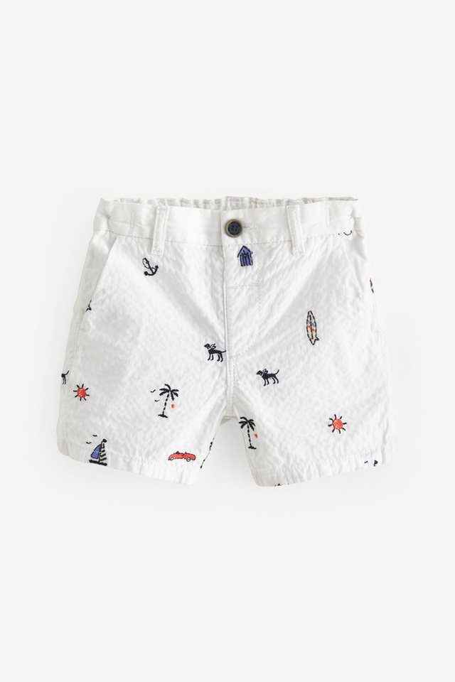 Next Chinoshorts Chino-Shorts mit durchgehender Stickerei (1-tlg) von Next