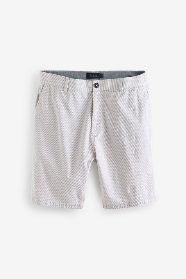 Next Chinoshorts Gestreifte Chino-Shorts aus Seersuckermaterial (1-tlg) von Next