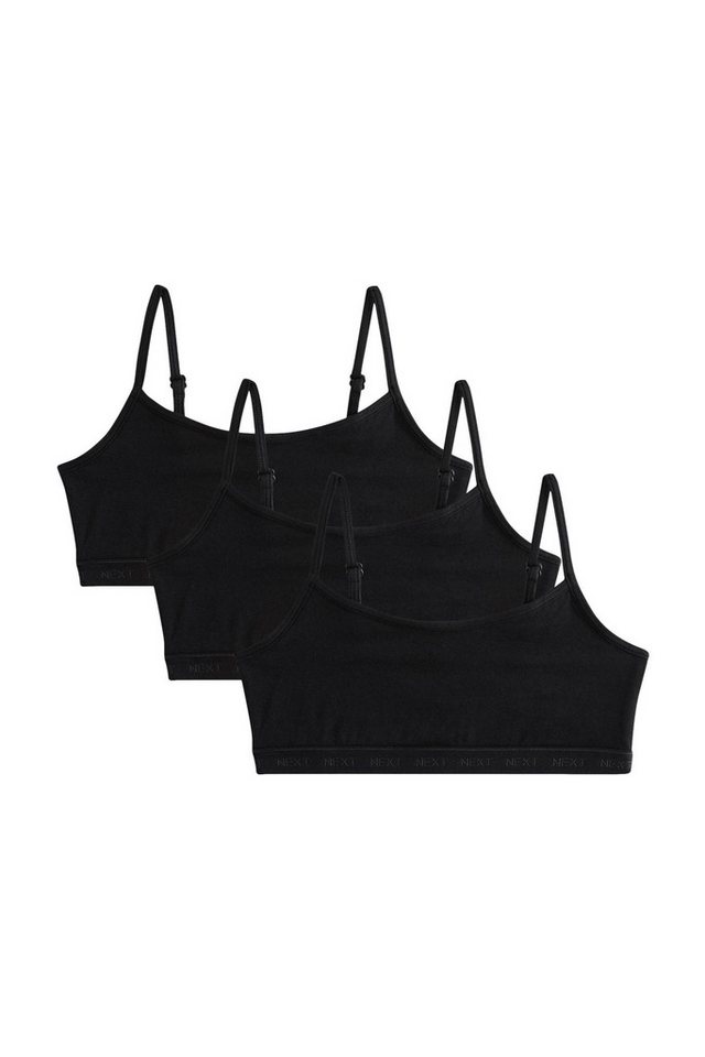 Next Crop-Top 3er-Pack verkürzte Trägertops (3-tlg) von Next