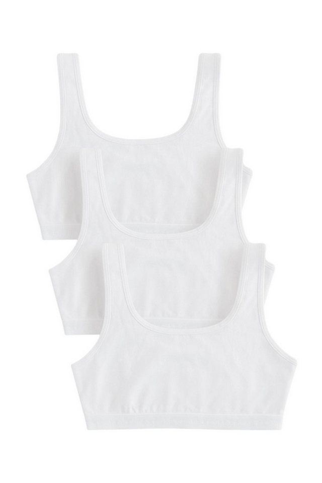 Next Crop-Top Kurz-Top mit U-Boot-Ausschnitt (3-tlg) von Next