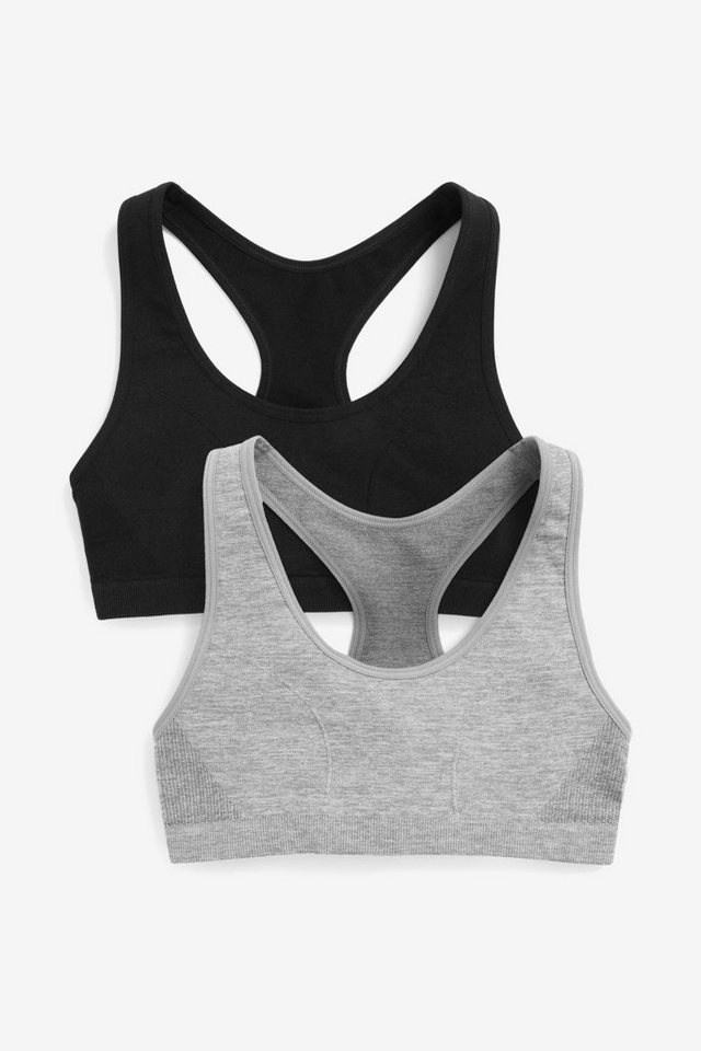 Next Crop-Top Nahtlose, kurze Racerback-Tops, 2er-Pack (2-tlg) von Next