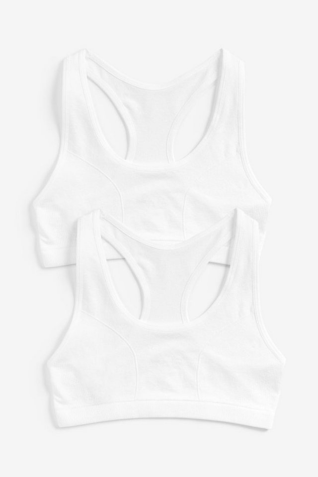 Next Crop-Top Nahtlose, kurze Racerback-Tops, 2er-Pack (2-tlg) von Next