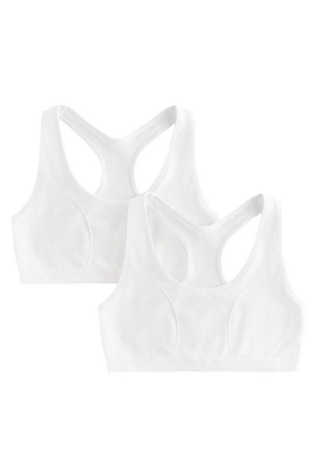 Next Crop-Top Nahtlose Kurztops mit Ringerrücken im 2er-Pack (2-tlg) von Next